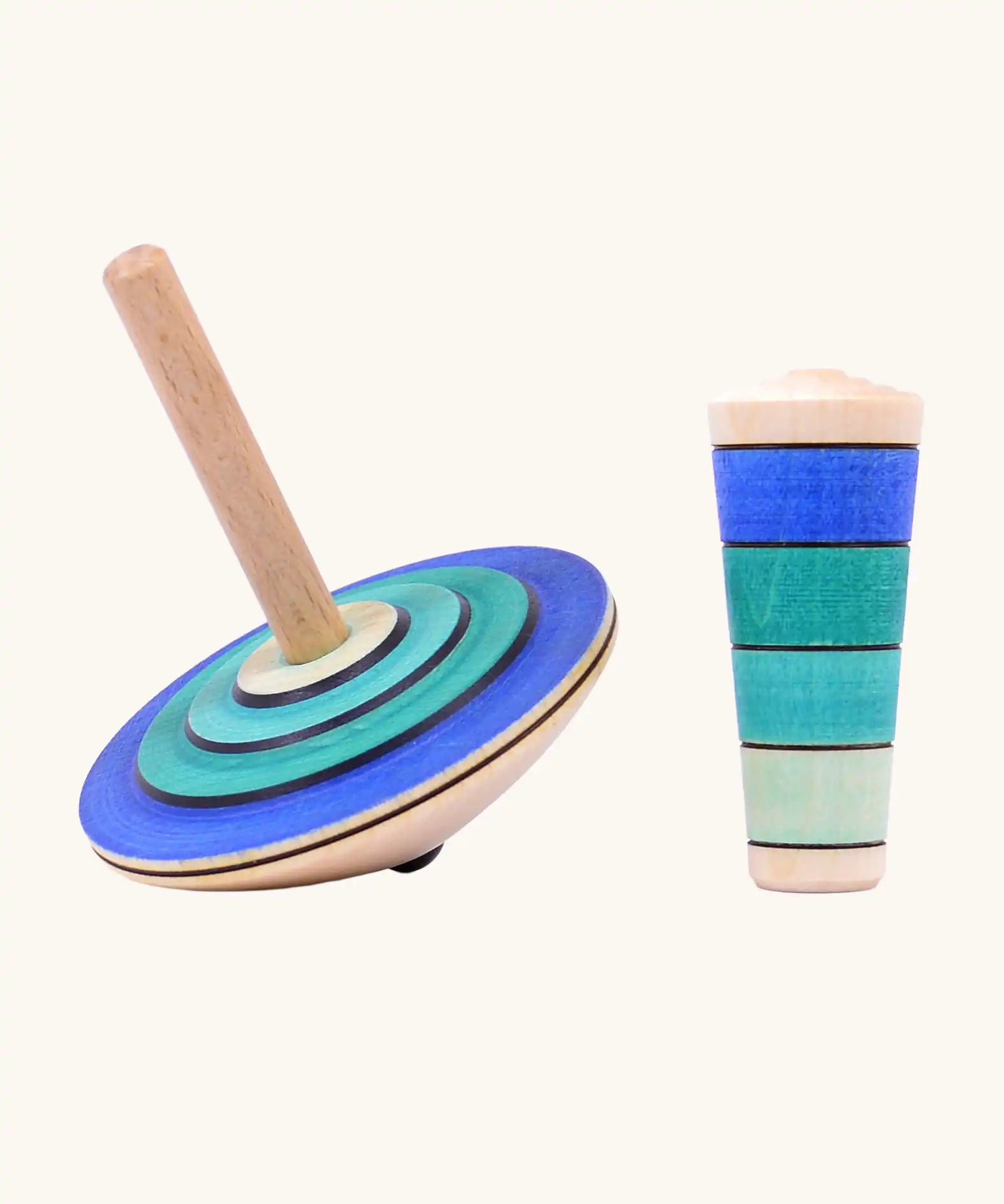 Mader My First Spinning Top With Starter in Blue.