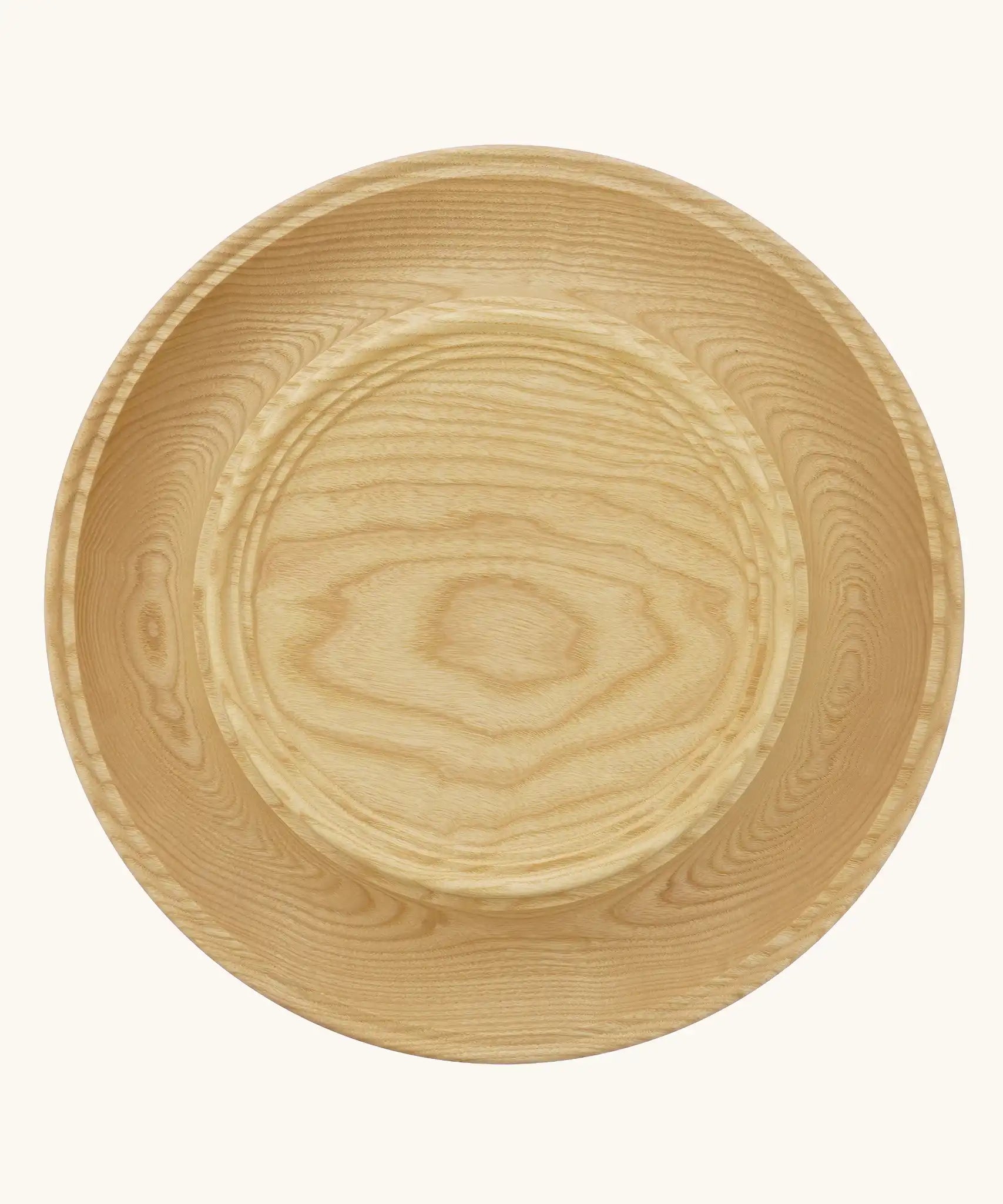 Mader Kreiselmanufaktur Rondell Ash Wood 40cm Spinning Plate.
