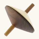 Mader Kreiselmanufaktur Wendelin Nut / Cherry Wood Spinning Top wooden toy.