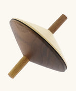 Mader Kreiselmanufaktur Wendelin Nut / Cherry Wood Spinning Top wooden toy.