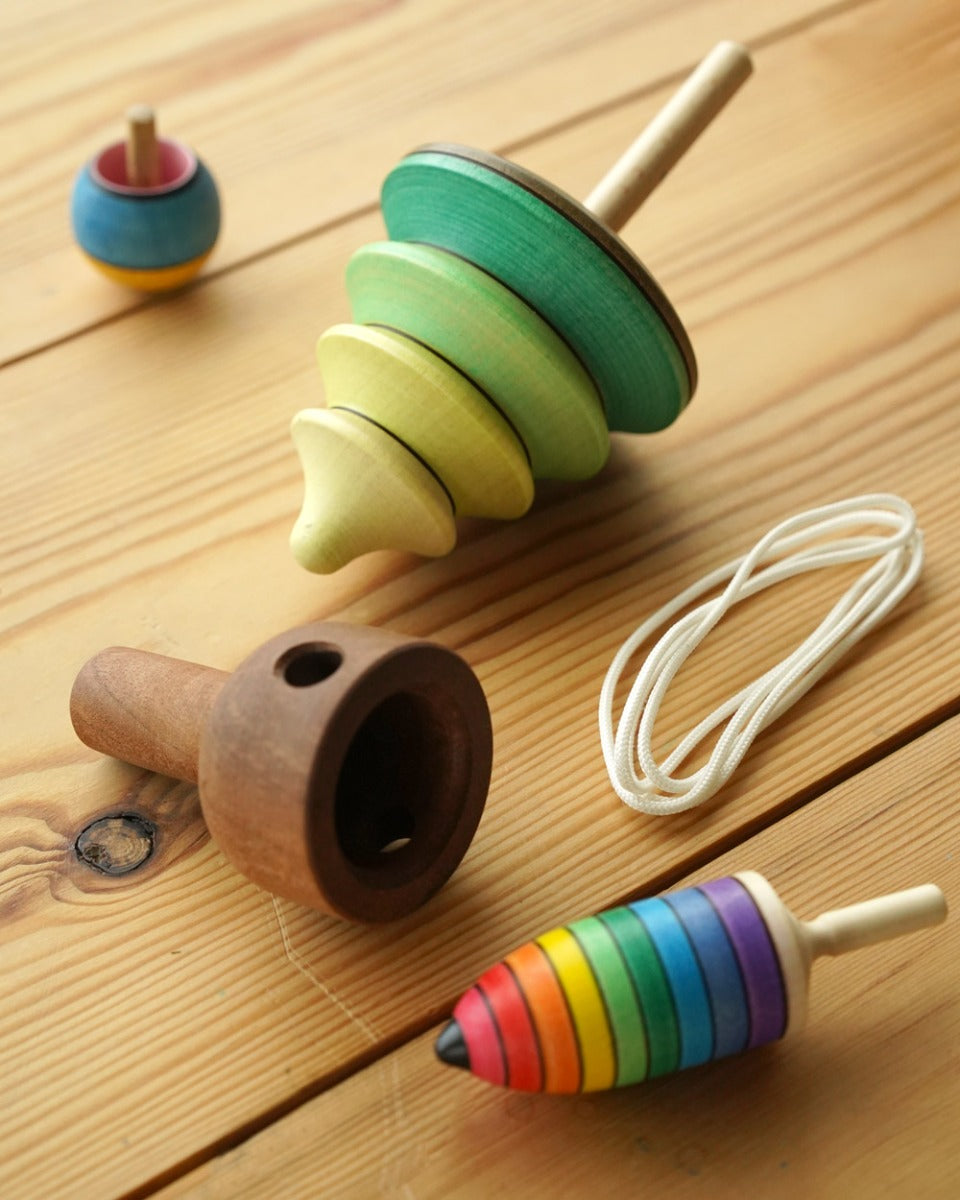 Mader Kreiselmanufaktur Pull-String Tree Wooden Spinning Top – Babipur