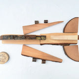 Overhead view of place created using pieces from the Magic Wood Eco Blocks Big Box 70 piece set.