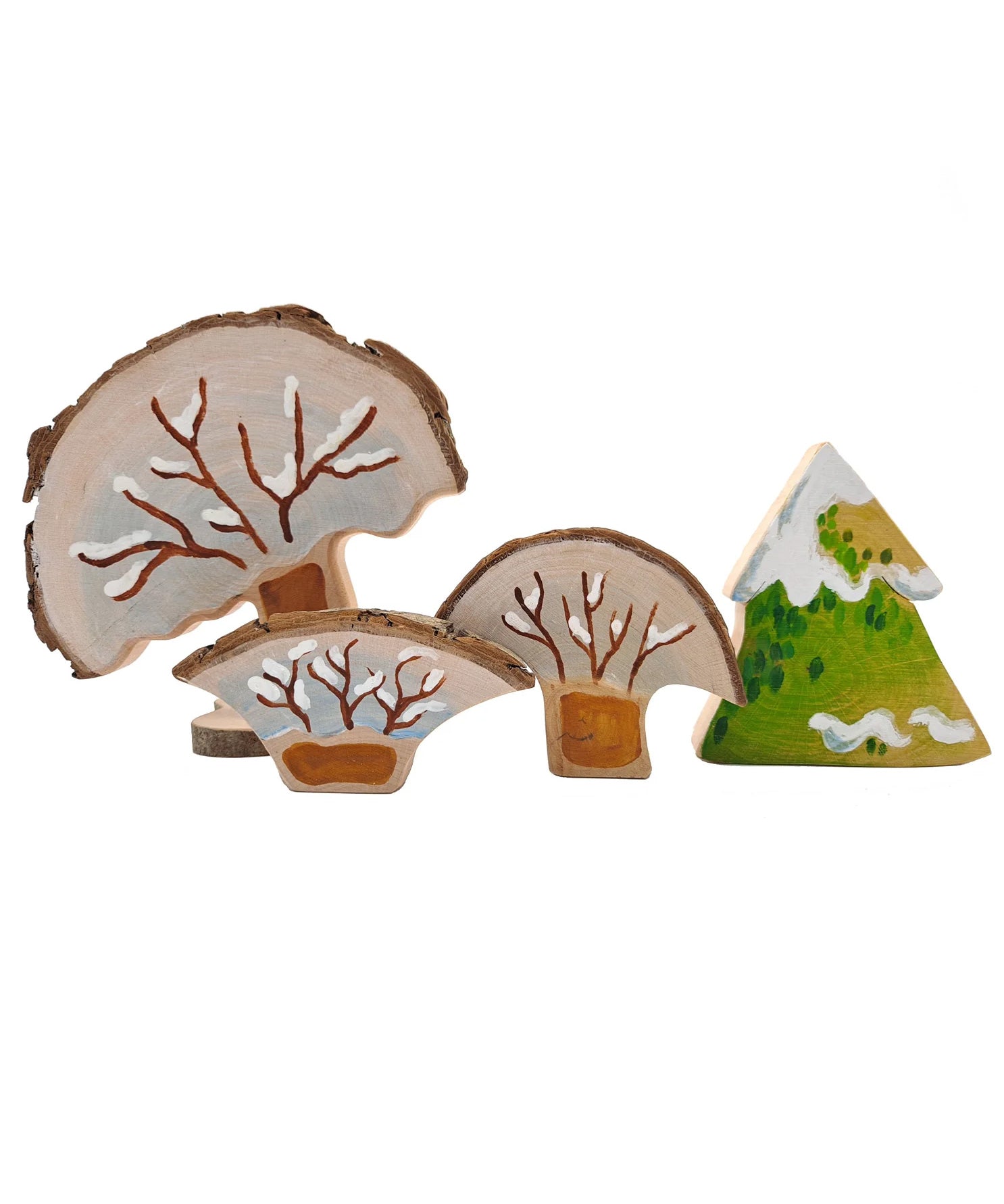 Magic Wood Summer & Winter Wooden Toy Tree Set – Babipur