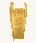 The babywearing insert from the Mamalila Allweather Cosy Allrounder Babywearing Jacket in a Mustard yellow colour shown on it's own.