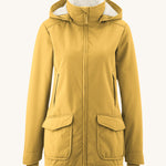 A Mamalila Allweather Cosy Allrounder Babywearing Jacketshown without the babywearing or pregnancy inserts.