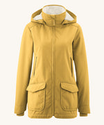 A Mamalila Allweather Cosy Allrounder Babywearing Jacketshown without the babywearing or pregnancy inserts.