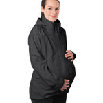  with a child in the front carrier