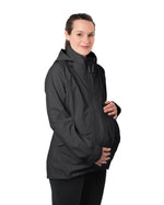  with a child in the front carrier