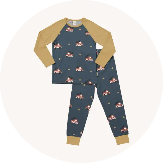Maxomorra Kids' Organic Cotton Pyjamas collection at Babipur button.