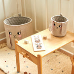 The Roommate Mini Quilted Basket - Bunny on a table