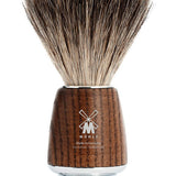 MÜHLE Rytmo Steamed Ash Black Fibre Shaving Brush