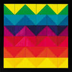 Naef Mosaik 32 Pieces organised in a geometric chevron pattern