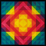 Naef Mosaik 100 Pieces organised in a geometric pattern
