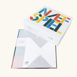 Naef spiel signature edition limited spiel block set. Tribute to Kurt Naef on the 100th anniversary of the founder's birth featuring a 60's inspired colour pallete. 