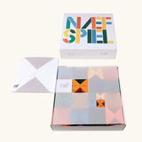Naef spiel signature edition limited spiel block set. Tribute to Kurt Naef on the 100th anniversary of the founder's birth featuring a 60's inspired colour pallete with an information booklet. 