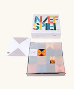 Naef spiel signature edition limited spiel block set. Tribute to Kurt Naef on the 100th anniversary of the founder's birth featuring a 60's inspired colour pallete with an information booklet. 