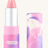 Namaki child friendly lip balm pictured with lid off 