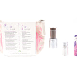 Namaki Pink Fox Sparkling Pouch showing back of packaging sleeve with products showing alongside 