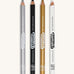 Namaki sparkle coloursface painting slim pencils set. Comes in silver, black, gold and white. Features the brand name on the side of the pencil