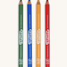 Namaki vivid colours face painting slim pencils set. Comes in, green, blue, yellow and red. Features the brand name on the side of the pencil