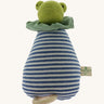 Nanchen Brave Little Frog Lullaby Music Doll. A musical Waldorf doll, made from organic cotton and sheep's wool. 