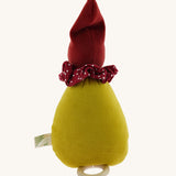 The back of the Nanchen Little Red Riding Hood Lullaby Music Doll. A musical Waldorf doll, made from organic cotton and sheep's wool. 