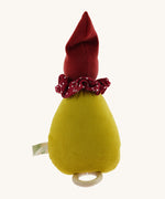 The back of the Nanchen Little Red Riding Hood Lullaby Music Doll. A musical Waldorf doll, made from organic cotton and sheep's wool. 