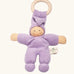 Nanchen Pimpel Doll with Teething Ring in lilac.