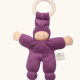 Nanchen Pimpel Doll with Teething Ring in Purple