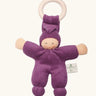 Nanchen Pimpel Doll with Teething Ring in Purple