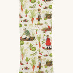 The blanket for the Nancehn carry cot with a gardening design 