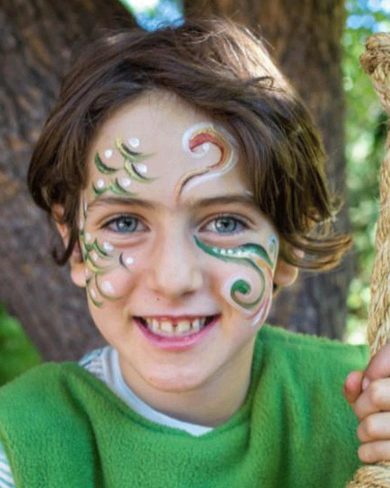 Close up of girl's face