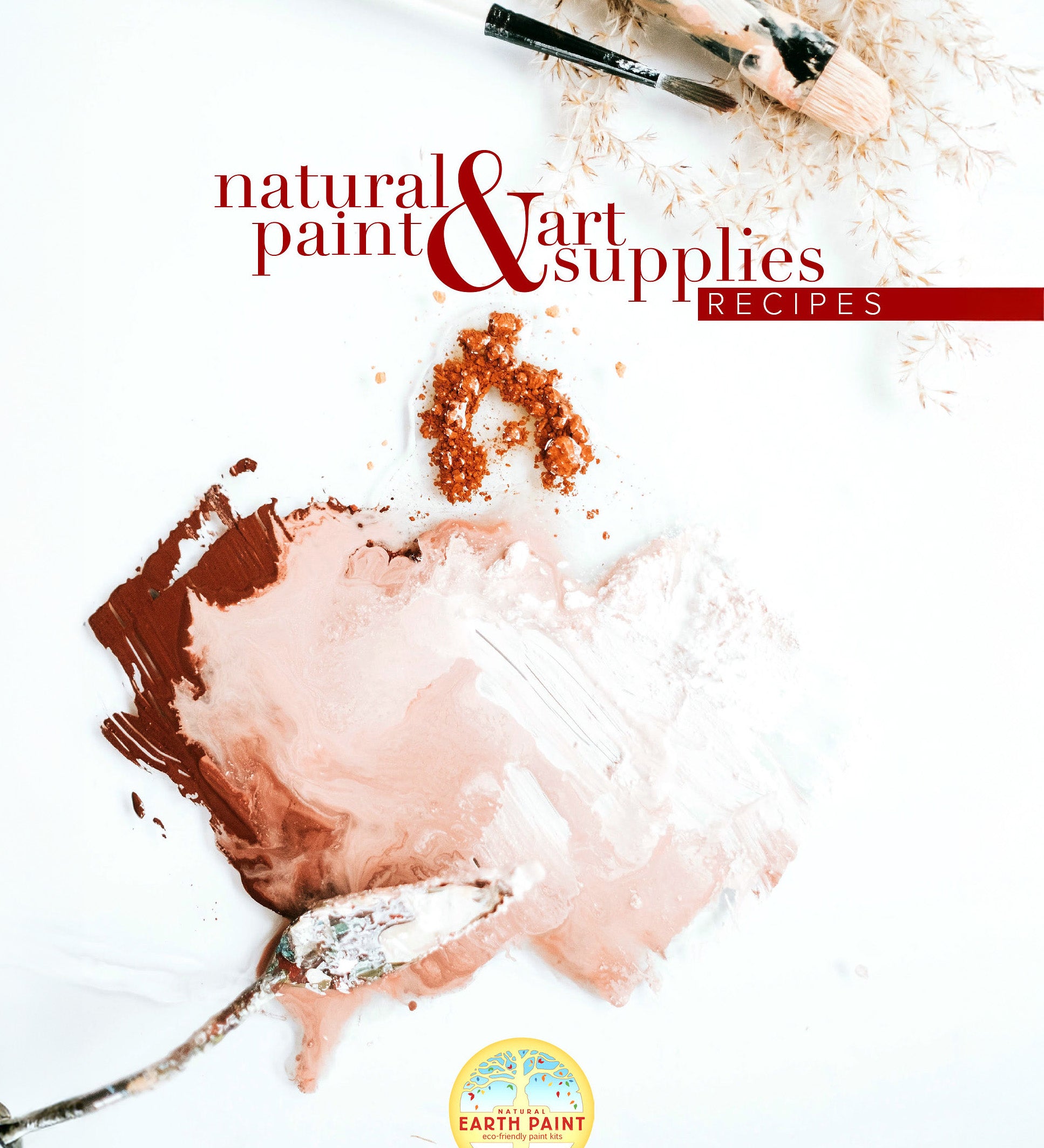 Natural Earth Paint art supplies recipes booklet