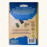 Back of packet of Natural earth paint gum arabic is a plant based binder for making your own watercolour or gouache paint and comes in a 57g packet.