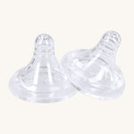 Lola & Lykke Nipple Teats 2-Pack. None collapsible with an  anti-colic vent
