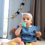  natural rubber teething ring with Sophie The Giraffe head