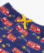 Frugi navy snuggle crawlers fire engine waist detail
