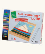 Nic Wooden Lotte Weaving Frame in it's box showing design ideas on the front.