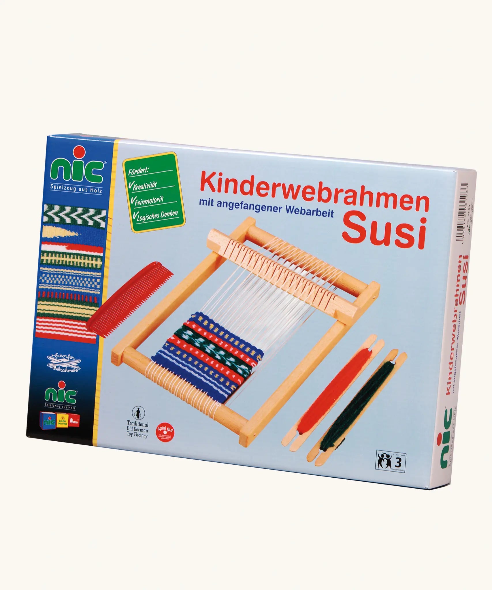 Nic Wooden Susi Weaving Frame in the box.