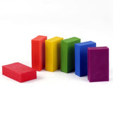 OkoNorm Beeswax Crayon Blocks - 6 Colours