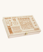 OkoNorm 12 Beeswax Crayons in a  Wooden Box