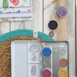 Replacement watercolour paint tablets for the Okonorm watercolour travel paint tins.