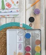 Replacement watercolour paint tablets for the Okonorm watercolour travel paint tins.
