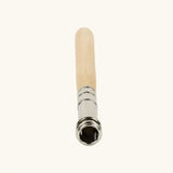 OkoNorm pencil extender with wooden base and metal top.