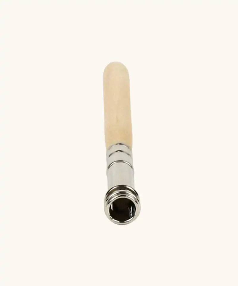 OkoNorm pencil extender with wooden base and metal top.