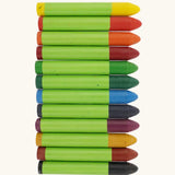 OkoNorm 12 beeswax crayons in a mix of colours. 