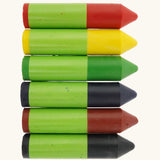 Okonorm 6 stubby wax crayons. 