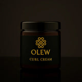 Olew Naturally Nourishing Curl Defining Cream 180ml jar available at Babipur, vegan haircare which is SLS and Paraben Free 