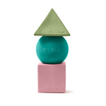Oli & Carol X Bauhaus Movement Floating Geometric Blocks in Pastel colours pictured on a plain white background