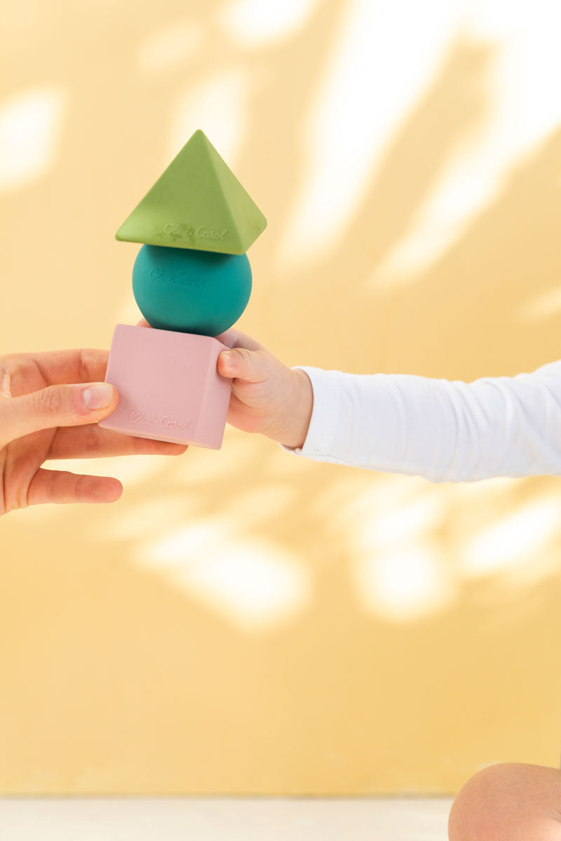 Oli & Carol X Bauhaus Movement Natural Rubber Geometric Figures Pastel ...